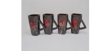  Ensemble de 4 mugs Vallauris 
