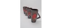  Ensemble de 4 mugs Vallauris 