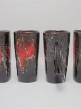  Ensemble de 4 mugs Vallauris 