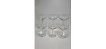 6 coupes à champagne (3 lots disponibles)