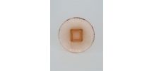  Plat art déco rose