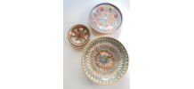  Set de 3 coupelles en terre cuite 