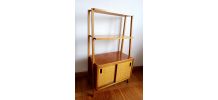 Bibliothèque étagère 1960 scandinave 