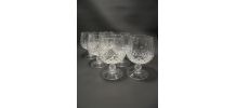  Set de 6 verres à cognac 