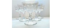  Set de 6 coupes à champagne 