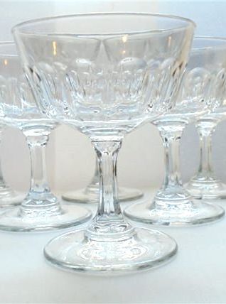  Set de 6 coupes à champagne 