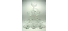  Set de 6 coupes à champagne 