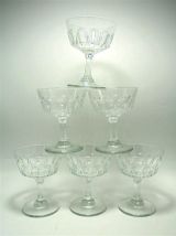  Set de 6 coupes à champagne 