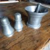 Ensemble Salière Poivrière et Mortier/ Pilon