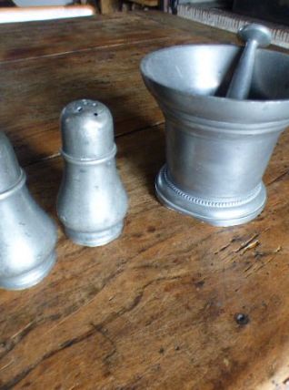 Ensemble Salière Poivrière et Mortier/ Pilon