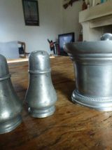 Ensemble Salière Poivrière et Mortier/ Pilon