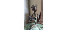 Sculpture en bronze du Burkina Faso (Art africain)