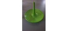Plats de service plastique vert (lot de 3 empilables)
