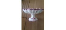 Coupe sur pied peinte main