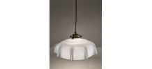 Suspension en opaline bleue