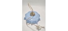 Suspension en opaline bleue
