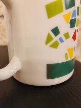 Lot de 3 tasses “8 à huit” – vintage graphique