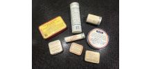 Anciennes boîtes de médicaments,  lot de 8