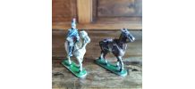 Lot de figurines en aluminium Quiralu (années 50)
