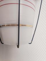 Suspension vintage verre et Plexiglas 1960 