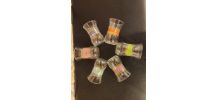 6 verres orientaux anciens – charme et couleur