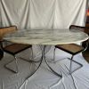Table marbre vintage