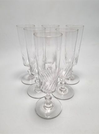 6 flûtes à champagne
