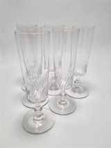 6 flûtes à champagne