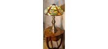 lampe laiton grand format1970 ,6kg elec restauré ,67x47 abat