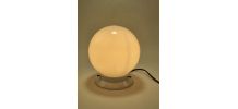 Plafonnier globe opaline