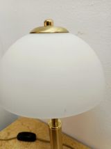 Lampe de bureau dorée style art déco 