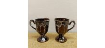6 mazagrans vintage Sars Poterie 