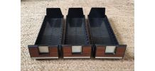 Boite de rangement pour cassettes audio (années 70/80)