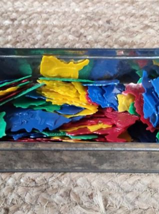 Rare ! 83 pièces de puzzle carte de France (années 50/60)