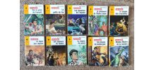 Lot de 10 volumes de Bob Morane (années 60)