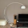  Lampadaire arc Guzzini. 1970. Italie. Pied en marbre.