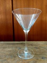 Six verres à cocktail martini Cristal d'Arques 