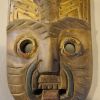 Masque tribal art africain bois sculpté