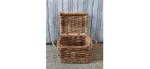 Panière en bois tressé (2 anses)