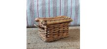 Panière en bois tressé (2 anses)