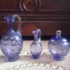 Cristal de sevres 3 pièces (violet)