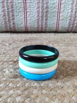 Lot de 7 bracelets vintage (plastique)
