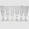 6 flûtes à champagne