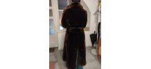 Manteau véritable fourrure