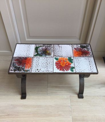 Table Faïence et étain 