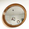 Miroir rond 40cm en plexiglas Gilac 1970 