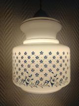 Lampe baladeuse aux fleurs vintage 