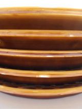  Série de 5 assiettes sarreguemines 
