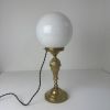 ANCIENNE LAMPE A POSER VINTAGE LAITON 
