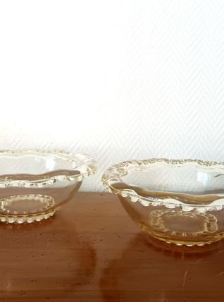 Paire de coupes art déco Pierre d'Avesn